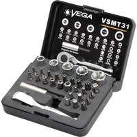 Vega VSMT31 Tamper Proof Bit, Socket & Ratchet Set