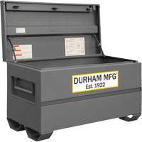 Durham Manufacturing JSC-244828-94T-D720 Boîte de rangement pour le chantier, 48" x 24" x 27-13/16", Acier, Gris
