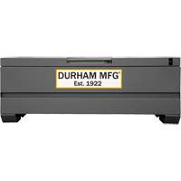 Durham Manufacturing JSC-246023-94T-D720 Boîte de rangement pour le chantier, 60" x 24" x 22-3/4", Acier, Gris