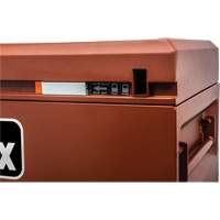 Jobox By Crescent 2-654990 Site-Vault Chest, 48" x 24" x 30-3/4", Steel, Orange