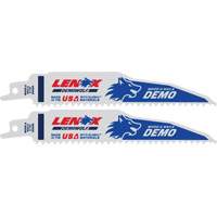 Lenox 205126066R Lame de scie alternative pour d&eacute;molitions, Bim&eacute;tal, 6 Dents par pouce, 6" lo x 1" la