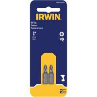 Irwin IWAF21PH22 Insert Bits, Phillips, #2, 1/4" Drive