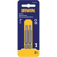 Irwin IWAF22TX202 Power Bits, Torx, T-20 Tip, 1/4" Drive Size, 2" Length