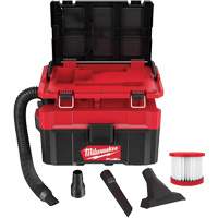 Milwaukee 0970-20 Aspirateur humide/sec sans fil M18 Fuel Packout (outil seulement), 18 V, Capacit&eacute; 2,5 gal.