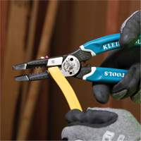 Klein Tools K12065CR Klein-Kurve&reg; Heavy-Duty Wire Stripper, Cutter & Crimper Multi-Tool, 8-1/4" L, 8 - 20 AWG