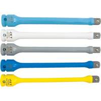 JET 682961 JTLE-5S Jeu de rallonges limiteurs de couple pour cl&eacute; &agrave; chocs, Prise 1/2", Couple de 65 lb-pi/80 lb-pi/100 lb-pi/120 lb-pi/140 lb-pi, Multiple