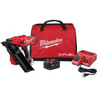 Milwaukee 2745-21 Ensemble de cloueuse de charpente &agrave; 30 degr&eacute;s M18 Fuel, 18 V, Lithium-ion