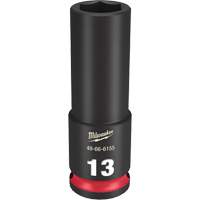 Milwaukee 49-66-6155 Douille Shockwave Impact Duty, Puissance, 13 mm, Prise 3/8", 6 pans, Profond