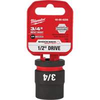 Milwaukee 49-66-6206 Douille Shockwave Impact Duty, Puissance, 3/4", Prise 1/2", 6 pans