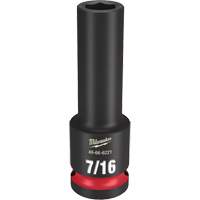 Milwaukee 49-66-6221 Shockwave Impact Duty Socket, Power, 7/16", 1/2" Drive, 6 Points, Deep