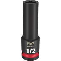 Milwaukee 49-66-6222 Shockwave Impact Duty Socket, Power, 1/2", 1/2" Drive, 6 Points, Deep