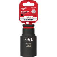 Milwaukee 49-66-6233 Douille Shockwave Impact Duty, Puissance, 1-3/16", Prise 1/2", 6 pans, Profond