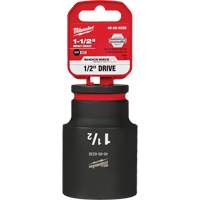 Milwaukee 49-66-6238 Douille Shockwave Impact Duty, Puissance, 1-1/2", Prise 1/2", 6 pans, Profond