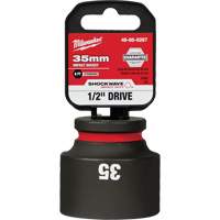 Milwaukee 49-66-6267 Douille Shockwave Impact Duty, Puissance, 35 mm, Prise 1/2", 6 pans