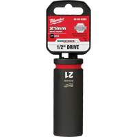 Milwaukee 49-66-6282 Douille Shockwave Impact Duty, Puissance, 21 mm, Prise 1/2", 6 pans, Profond