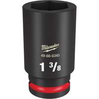 Milwaukee 49-66-6345 Douille Shockwave Impact Duty, Puissance, 1-3/8", Prise 3/4", 6 pans, Profond