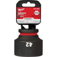 Milwaukee 49-66-6380 Douille Shockwave Impact Duty, Puissance, 42 mm, Prise 3/4", 6 pans