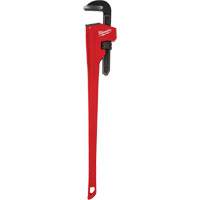 Milwaukee 48-22-7148 Pipe Wrench, 6" Jaw Capacity, 48" Long, Powder Coated Finish, Ergonomic Handle