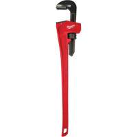 Milwaukee 48-22-7160 Pipe Wrench, 8" Jaw Capacity, 60" Long, Powder Coated Finish