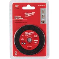 Milwaukee 49-94-3000 Meule de tronçonnage des m&eacute;taux, 3" x 0,04", Arbre 3/8"