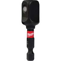 Milwaukee 48-32-5734 Adaptateur de douille &agrave; chocs Shockwave, 1/4" Prise, Dimension m&acirc;le 1/2", Sph&eacute;rique, 2" lo