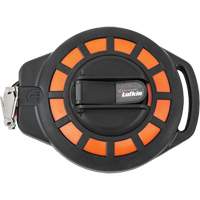 Lufkin By Crescent ST100-07 Steel Construction Long Tape Measure, 3/8" x 100', 1/8"/1 mm Graduations