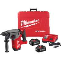 Milwaukee 2912-22 Trousse de perceuse &agrave; percussion avec moteur sans balai, AWS et AFT Max XGT, 18 V, 1", 2 lb-pi., 1330 tr/min