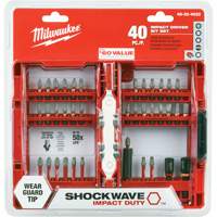 Milwaukee 48-32-4022 Jeu de 40 embouts de visseuse &agrave; percussion Shockwave Impact-Duty