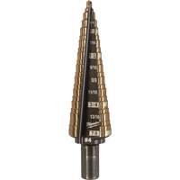 Milwaukee 48-89-9284 Foret &eacute;tag&eacute;, 3/16"/#4 - #4/7/8", Incr&eacute;ments de 1/32", Acier rapide au cobalt