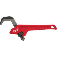 Milwaukee 48-22-7171 Cl&eacute; &agrave; tuyau hexagonale coud&eacute;e en acier, Cap des m&acirc;choires 2-5/8", Longueur 10-1/2", Fini Rev&ecirc;tement en poudre, Prise Ergonomique
