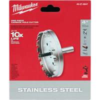 Milwaukee 49-57-8647 Scies-cloches au carbure monobloc, 4", Profondeur de la coupe de 3/16"