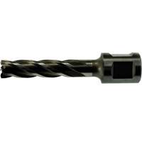 Drillco 92SE216 Fraise annulaire Drillco, Diam&egrave;tre de 1-1/4", Acier rapide, Profondeur de la coupe de 2", Tige 3/4"