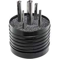 Walter Surface Technologies 710A5 DRILLCO Straight Flute Drill Bit Set, 5 Pieces, Carbide