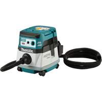 Makita DVC867LZX2 Dry Quiet Vacuum Cleaner with AWS (Tool Only), 18 V, 2.11 gal. Capacity