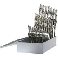 Walter Technologies Pour Surface 200B29 Jeu de forets courts USA DRILLCO, 29 morceaux, Acier rapide