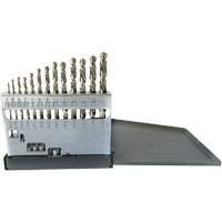 Drillco 200LH13 Jeu de forets courts main gauche USA Drillco, 13 morceaux, Acier rapide