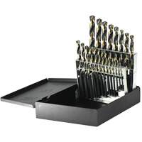 Walter Technologies Pour Surface 400F21 Jeu de forets courts DRILLCO, 21 morceaux, Acier rapide