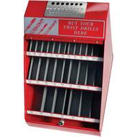 Walter Technologies Pour Surface 300C540C Ensemble de pr&eacute;sentoir pour forets fractionnaires au cobalt DRILLCO, 540 morcea