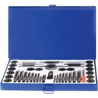 Walter Surface Technologies 2000E40 DRILLCO Fractional Tap & Die Set, 40 Pieces