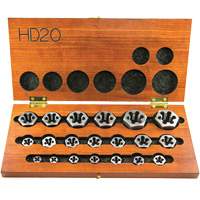 Walter Surface Technologies 3300E20 DRILLCO Hex Threading Die Set, 20 Pieces