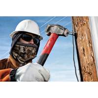 Milwaukee 48-22-9040 Marteau de monteur de lignes 4-en-1, 32 oz, Prise en Fibre de verre, 15" lo