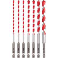 Milwaukee 48-20-9052 Shockwave Hammer Drill Bit Kit, 7 Pieces, Carbide