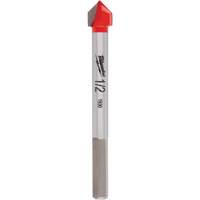 Milwaukee 48-20-8988 Jeu de forets pour verre et carreaux, 4 morceaux, Carbure