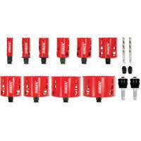 Diablo DHS16SEL Electrician's Bi-Metal Hole Saw Set, 16 Pieces