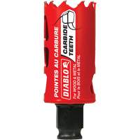 Diablo DHS1375CT Wood & Metal Hole Saw, 1-3/8", 2-3/8" Depth of Cut, Carbide