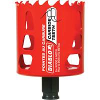 Diablo DHS2500CT Scie cloche pour bois et m&eacute;tal, 2-1/2", Profondeur de la coupe 2-3/8", Carbure