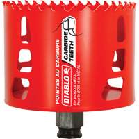 Diablo DHS3500CT Wood & Metal Hole Saw, 3-1/2", 2-3/8" Depth of Cut, Carbide