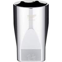 Milwaukee 45-34-2107 Douille SAE avec c&ocirc;t&eacute;s Four Flats, 1-1/2", Prise 1/2", 6 pans, Profond