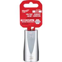 Milwaukee 45-34-8031 SAE Socket with Four Flat Sides, 15/16", 3/8" Drive, 6 Points, Deep