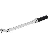Micrometer Torque Wrench, 3/8" Square Drive, 17-3/4" L, 10.17 - 105.1 N.m/5 - 75 ft-lbs.  UAU786 | TENAQUIP